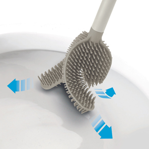 Joseph Joseph Flex™ 360 Matt Ecru Toilet Brush